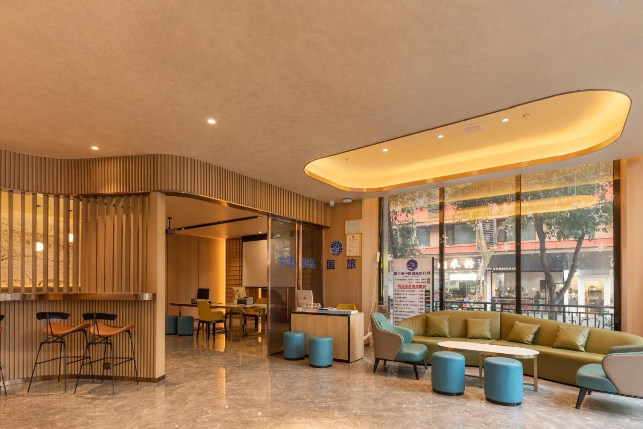 Mehood Hotel Chengdu Bagian luar foto