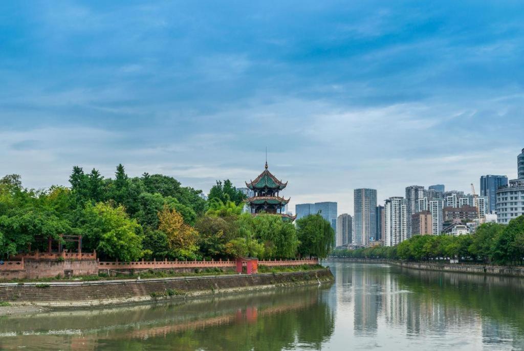 Mehood Hotel Chengdu Bagian luar foto